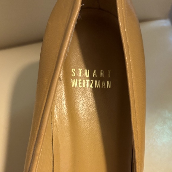 Stuart Weitzman Tan Leather Heels - Picture 3 of 9